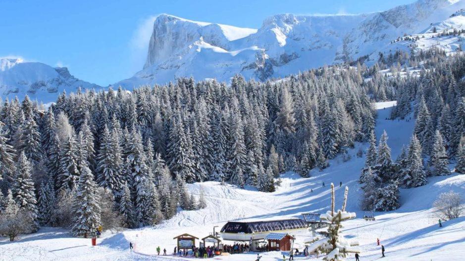 Studio Aux Pieds Des Pistes Ле-Деволюи Экстерьер фото